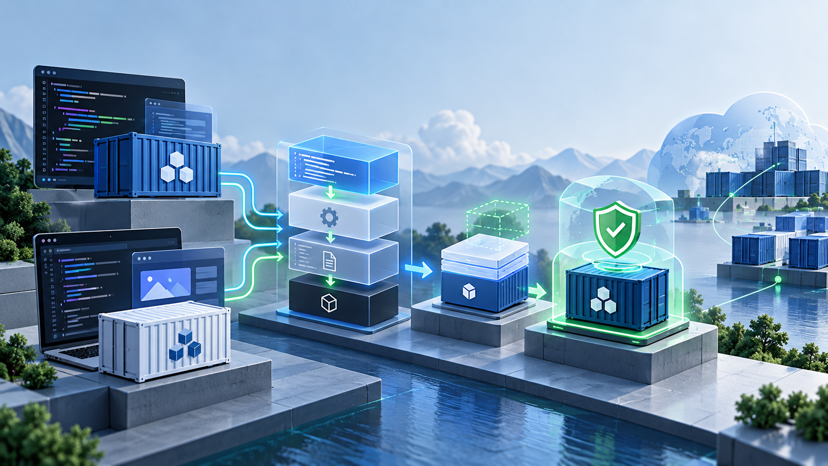 Docker cho .NET và Next.js: build nhỏ, chạy an toàn